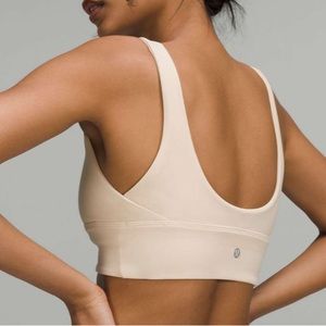 lululemon athletica Light Beige Scoop-Back Crop Top